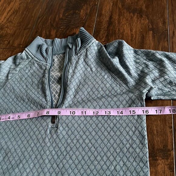 LULULEMON Rest Less 1/2 Zip Pullover Slate Blue size 6 GUC - Picture 8 of 10